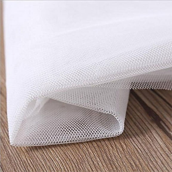 Shatex DIY Fabric Mosquito Netting, Insect Pest Barrier Netting, White 60" x 54"