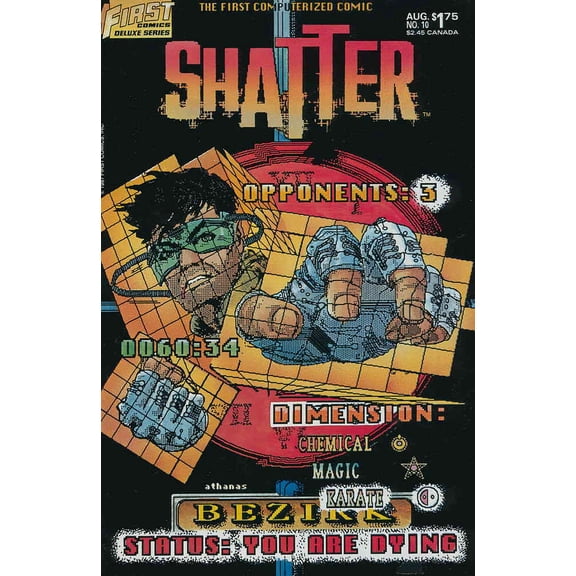 Shatter (2nd series) #10 VF ; First Comic Book
