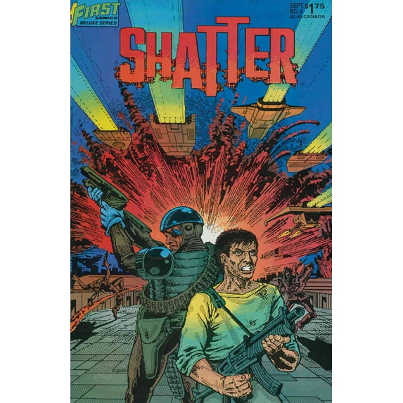Shatter (2nd series) #4 VF ; First Comic Book