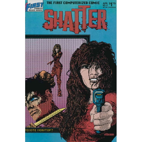 Shatter (2nd series) #8 VF ; First Comic Book