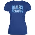 thumbnail image 1 of Shatter Glass Ceilings Juniors Soft T Shirt Royal SM, 1 of 1