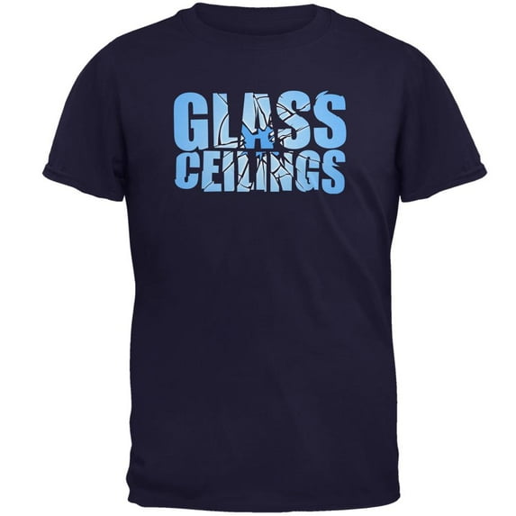 Shatter Glass Ceilings Mens T Shirt Navy 2XL