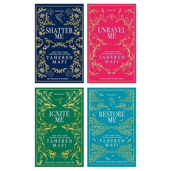 Shatter Me Collector's Edition 4 Books Collection Set By Tahereh Mafi (Shatter Me, Unravel Me, Ignite Me and Restore Me)