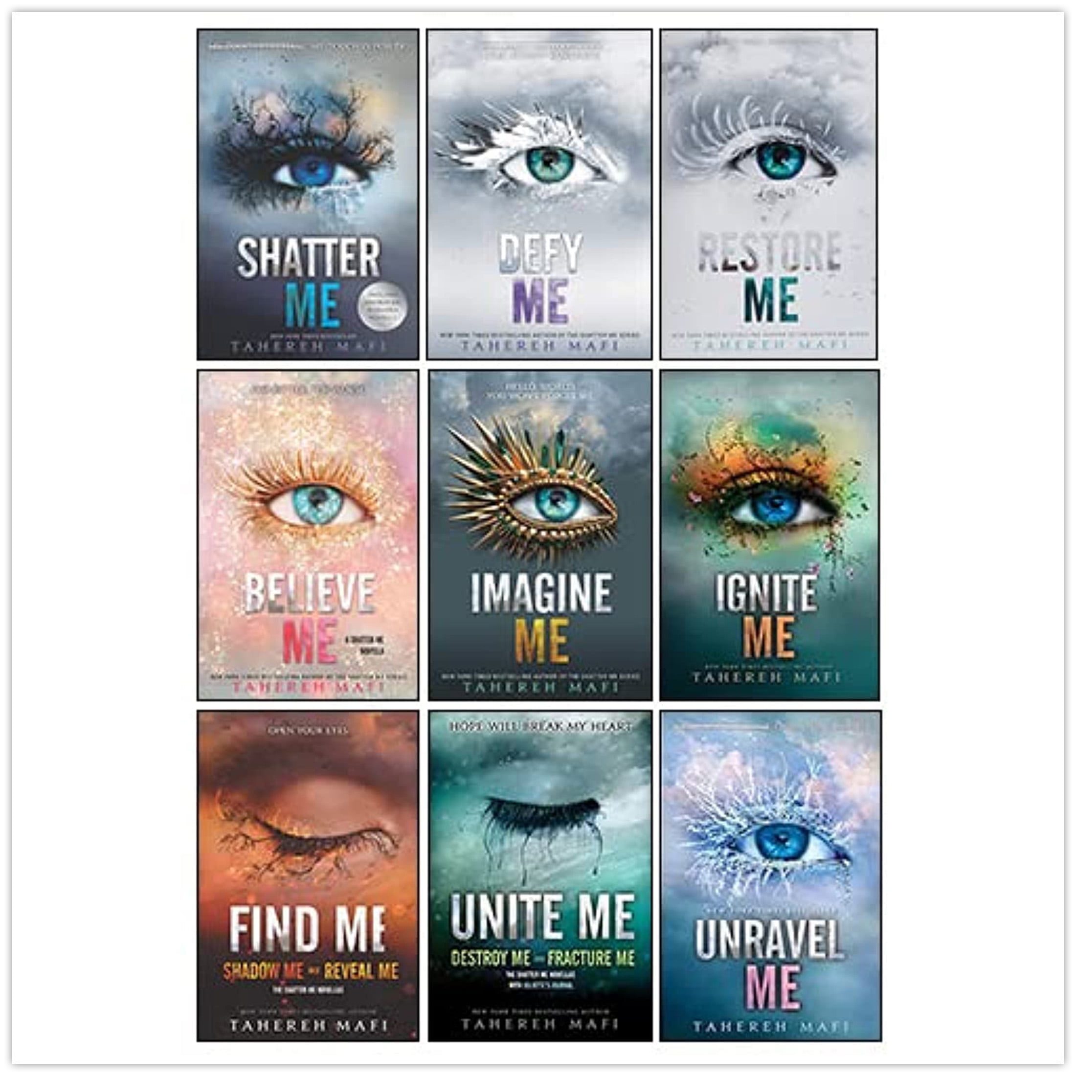 Shatter Me Series: Collection 9 Books Set by Tahereh Mafi Paperback NEW