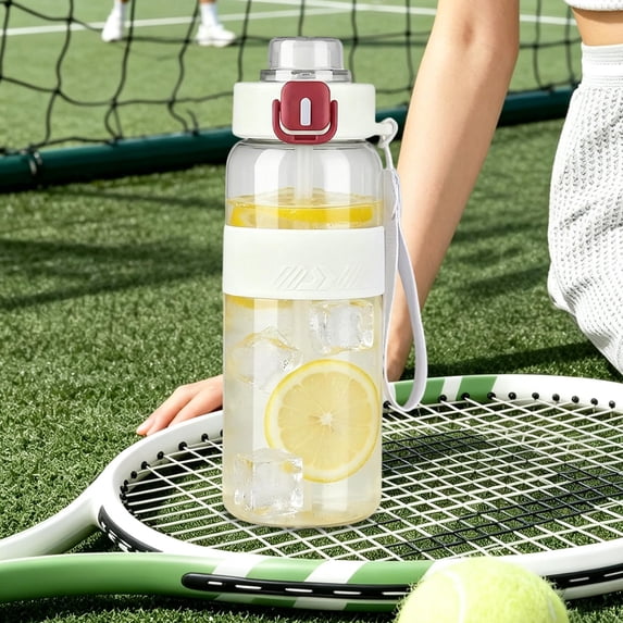 Shatter-Proof Sports Water Bottle, Leak-Proof Portable Gym Bottle with Stand Spout, BPA-Free Outdoor Cup for Fitness, Hiking and School