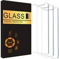 thumbnail image 1 of Shatter Proof Tempered Glass Screen Protector Compatible with iPhone 13/iPhone 13 Pro Pack of 3, 1 of 3