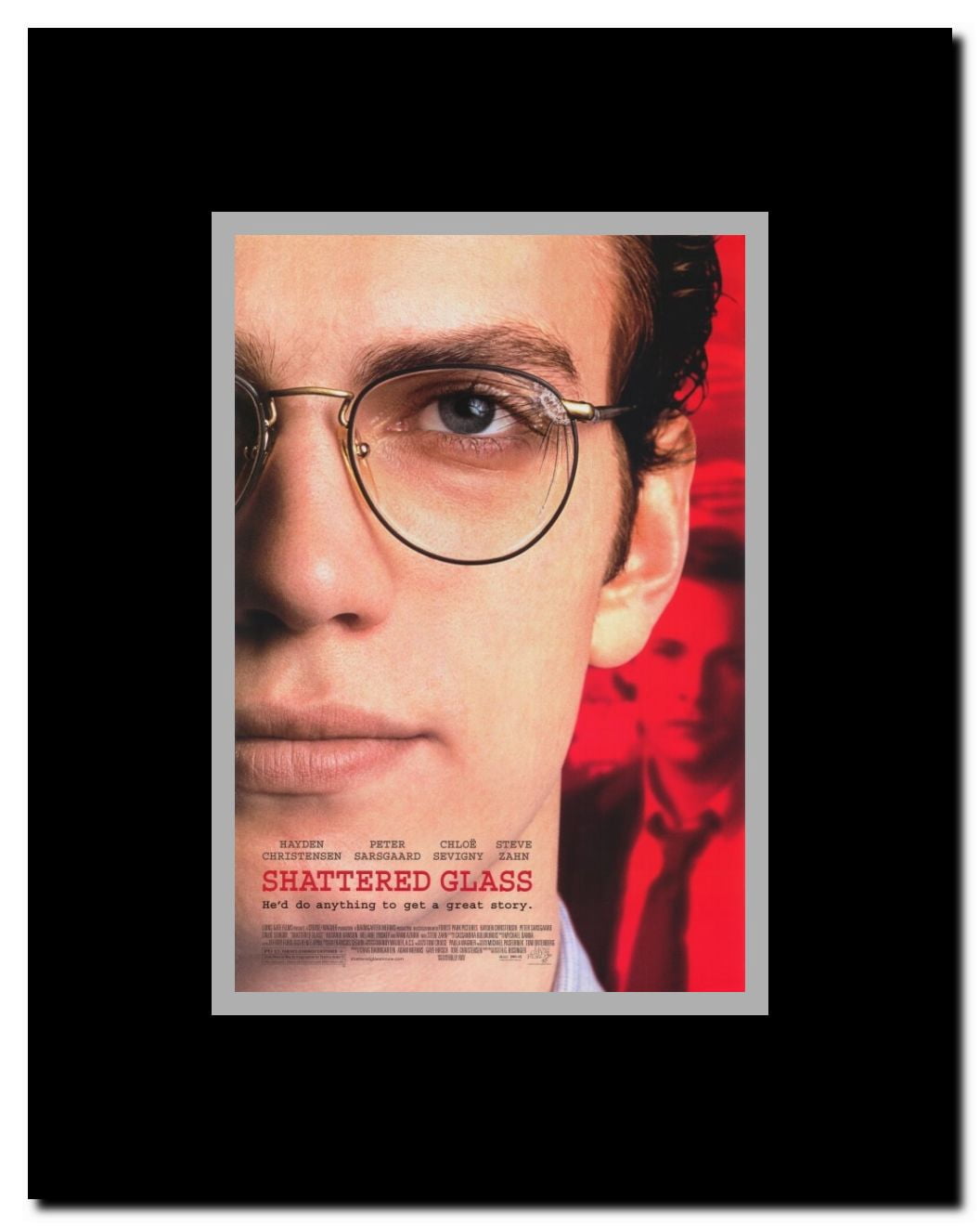 Shattered Glass Framed Movie Poster