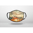 thumbnail image 1 of Shattered Glass Sunrise - 3-Ply Reusable Soft Face Mask Covering, Unisex, Cotton Inner Layer, 1 of 3