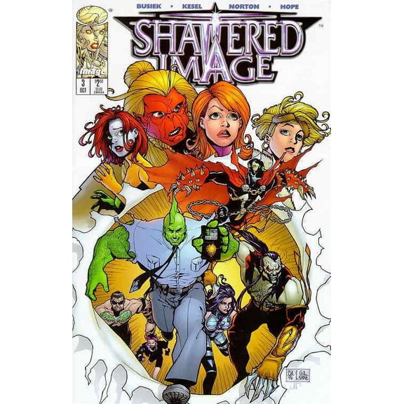 Shattered Image #3 VF ; Image Comic Book