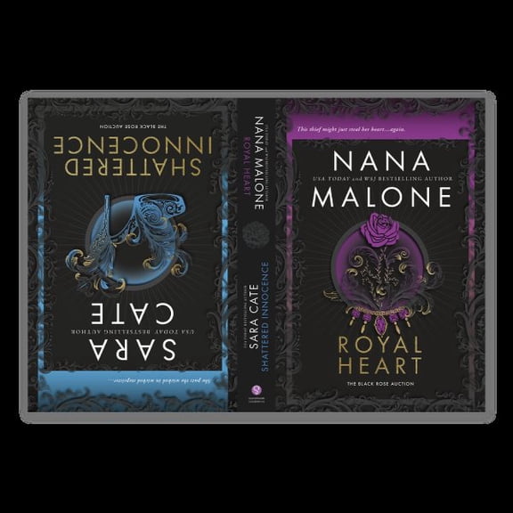 Sara Cate,Nana Malone Shattered Innocence & Royal Heart (Paperback) Black Rose Auction