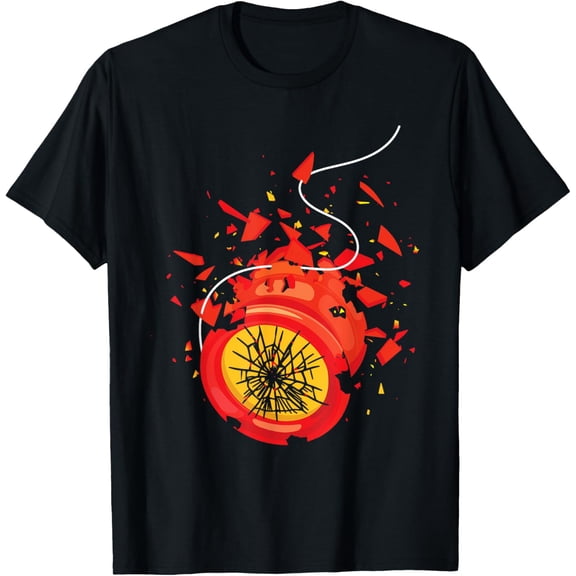 Shattered Yoyo - Vintage Classic Pastime 80s Toy Game T-Shirt