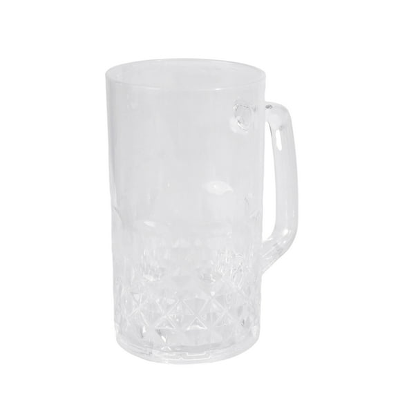 Shatterproof Acrylic Beer Cup With Ergonomic Handle Ideal For Parties Fathers Day Kitchen Accessories For Men