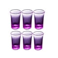 thumbnail image 1 of Shatterproof Acrylic Stemless Tumblers Drinking Glasses Water Cups for Kitchen Dining Bar, 2.6×1.22 inch, Purple, 1 of 9