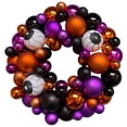 thumbnail image 1 of Shatterproof Ball Ornament Halloween Wreath - 13-Inch, Unlit, 1 of 1