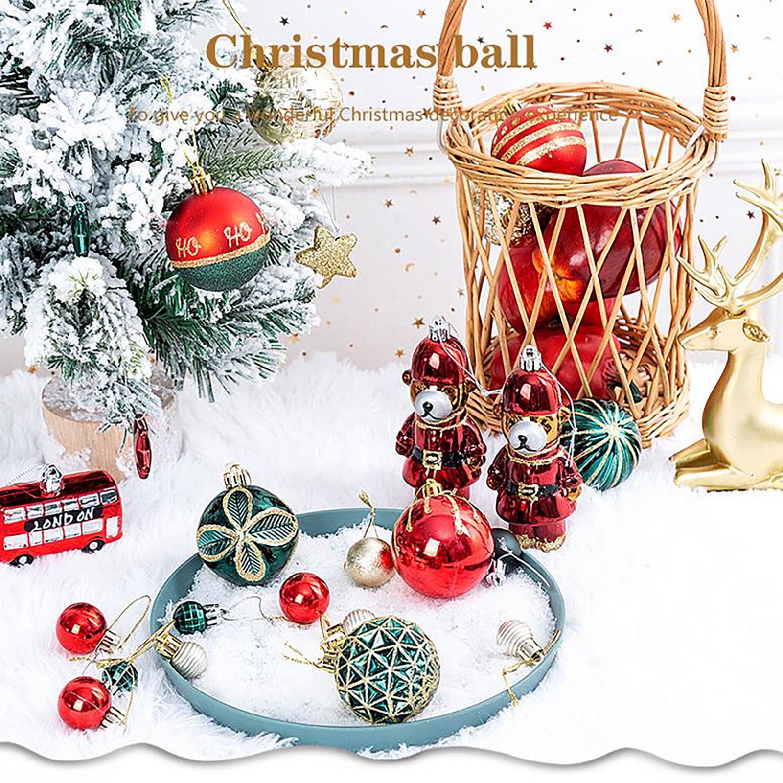Shatterproof Christmas Balls Big Christmas Balls Oversized Ornaments