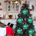 thumbnail image 1 of Shatterproof Christmas Ornaments, Commercial Grade Plastic Glitter Balls for Indoor and Outdoor Decor, Festive Spherical Decorations with Easy Hanging Loop, Durable Holiday Tree and Party Decorations, 1 of 6