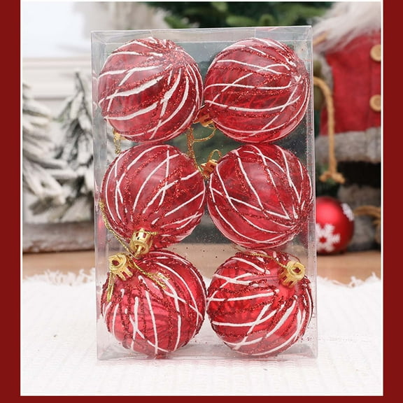 Shatterproof Christmas Balls, Multicolor Tree Ornaments, Large Lightweight Plastic Baubles for Holiday Tree Decoration, Durable Unbreakable Xmas Decorations for Home and Event Use