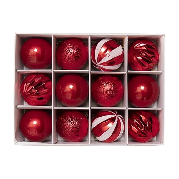 Shatterproof Christmas Ornaments, 12 Pack Christmas Ball Set Tree Holiday Party Hanging Decorations
