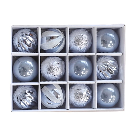Shatterproof Christmas Ornaments, 12 Pack Christmas Ball Set Tree Holiday Party Hanging Decorations