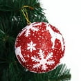 thumbnail image 1 of Shatterproof Christmas Ornaments 3.15 Inch Foam Ball, Snow Frosted Glitter Christmas Tree Decorations with Elegant Sparkle, Lightweight Hanging Balls for Xmas Tree Wreath and Mantle, 1 of 6