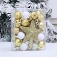 thumbnail image 1 of Shatterproof Christmas Ornaments, 36 Pack Painted Christmas Ball Gift Box Set Tree Hanging Ornaments, 1 of 7