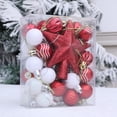 thumbnail image 1 of Shatterproof Christmas Ornaments, 36 Pack Painted Christmas Ball Gift Box Set Tree Hanging Ornaments, 1 of 7