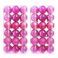 thumbnail image 1 of Shatterproof Christmas Ornaments Set - 72PCS Vibrant 1.57" Premium Tree Decorations, 1 of 4