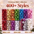 thumbnail image 1 of Shatterproof Christmas Tree Ball Ornaments, Hanging Xmas Decor Baubles, Holiday Decoration Balls for Wreath, Garland, Home Party Wedding Decor 3cm 24pcs, 1 of 4
