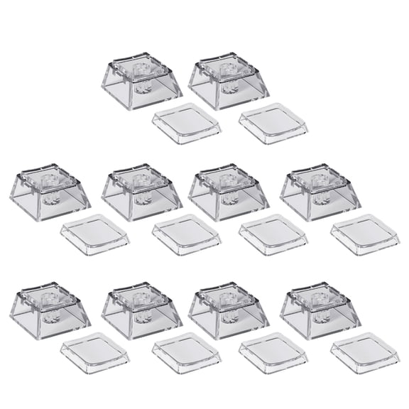 Shatterproof Clear Keyboards Keycaps 95% Light Transmission 500M Press Smooth Touching Gaming Essential