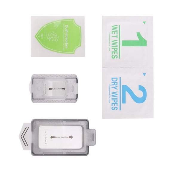 Shatterproof Glass Screen Protector for Pocket 3 LCD Display Anti-Glare Round Film