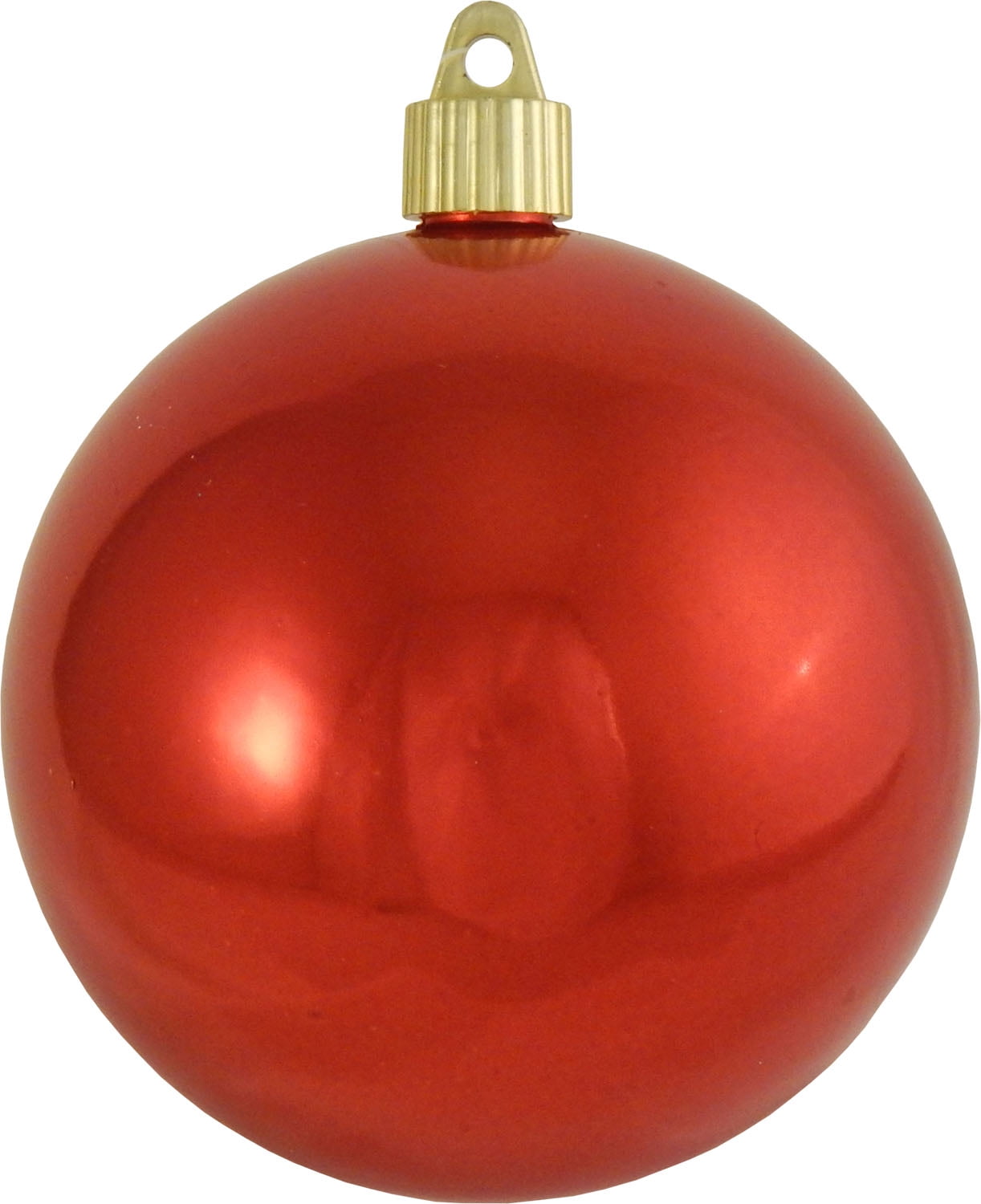 100MM Plastic Ball Ornament: Candy Apple Gold (Set of 4) [157091] 