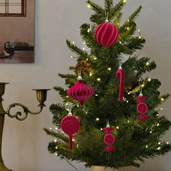 Shatterproof Bulk for Holiday and Festive Parties with Assorted Designs for Christmas Tree Decoration and Room Enhancements 14PCS