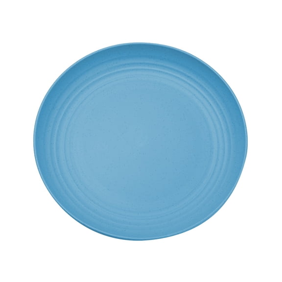 Shatterproof Plastic Dinner Trays, 6" Reusable Microwave & Dishwasher Safe for Kitchen, Camping & Parties, Multi-Colors