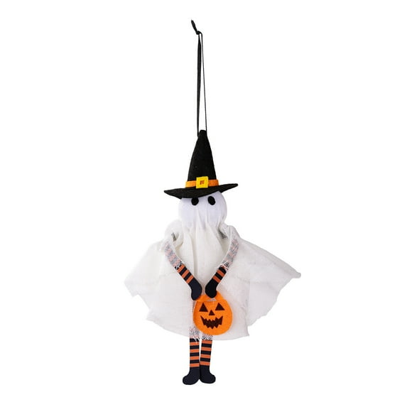 Shatterproof Skeleton Pendant Decor Horror-Themed Prop for Yard, Door, Wall with Quick Installation