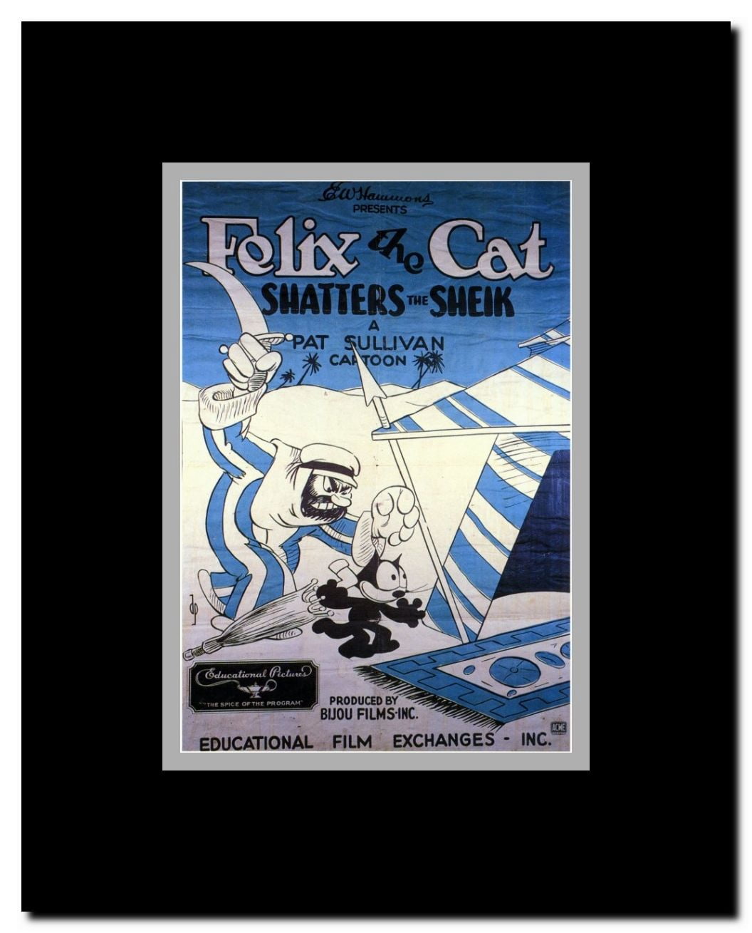 Shatters the Sheik Framed Movie Poster