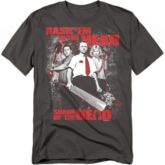 Shaun of The Dead T-Shirt Bash Em Unisex Graphic Tee For Men & Women