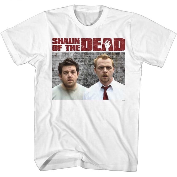 Shaun Of The Dead Movie Shaun & Ed Photo Men's T Shirt