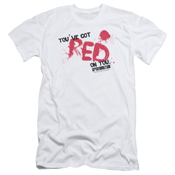 Shaun Of The Dead - Red On You - Slim Fit Short Sleeve Shirt - Small