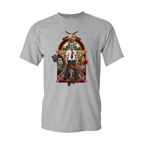 Shaun Of The Nouveau Art Zombies Salih Gonenli Artworks Funny DT Adult T-Shirt Tee