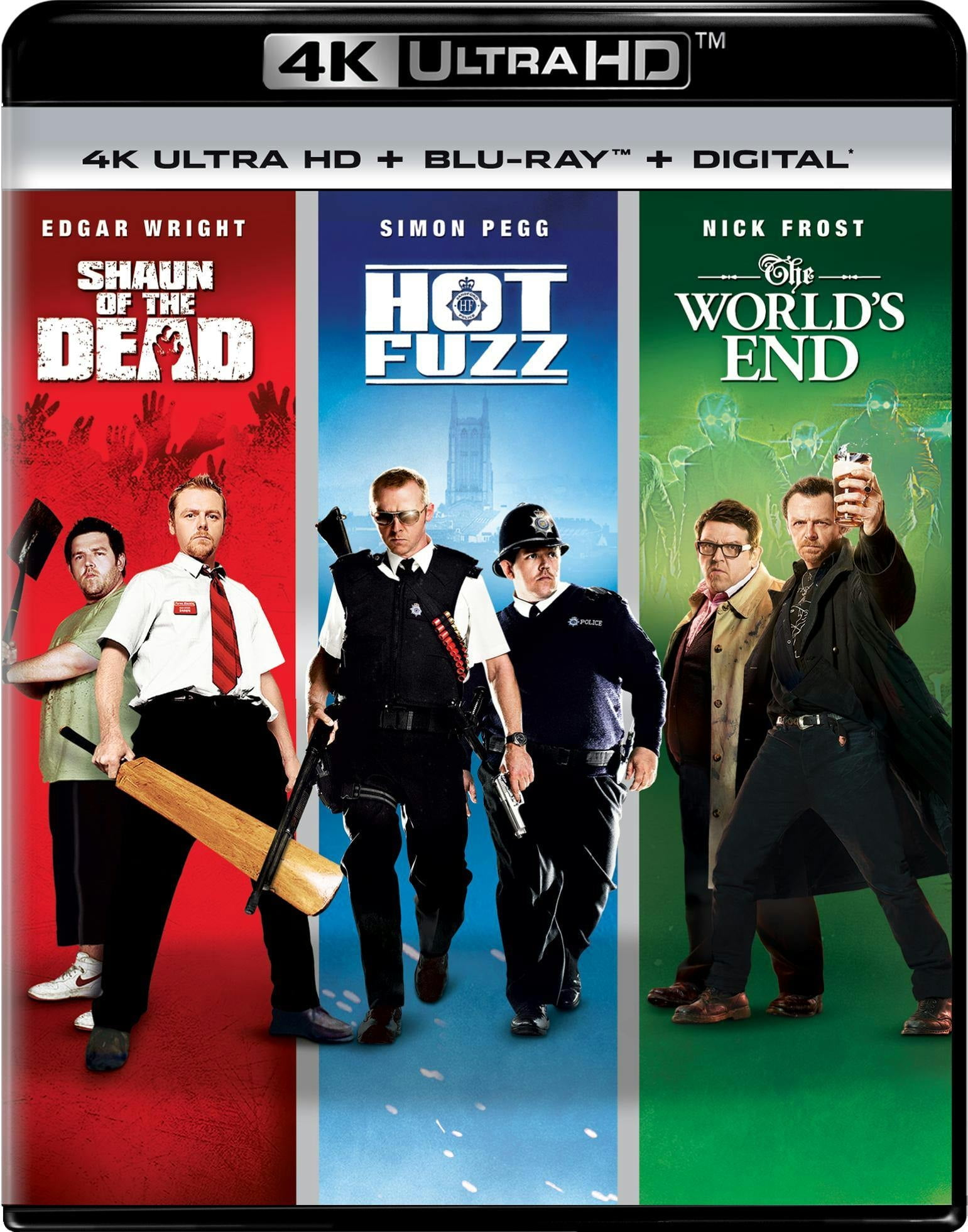 UNIVERSAL STUDIOS Shaun of the Dead/Hot Fuzz/The World's End (4K Ultra HD, Blue-ray, Digital)