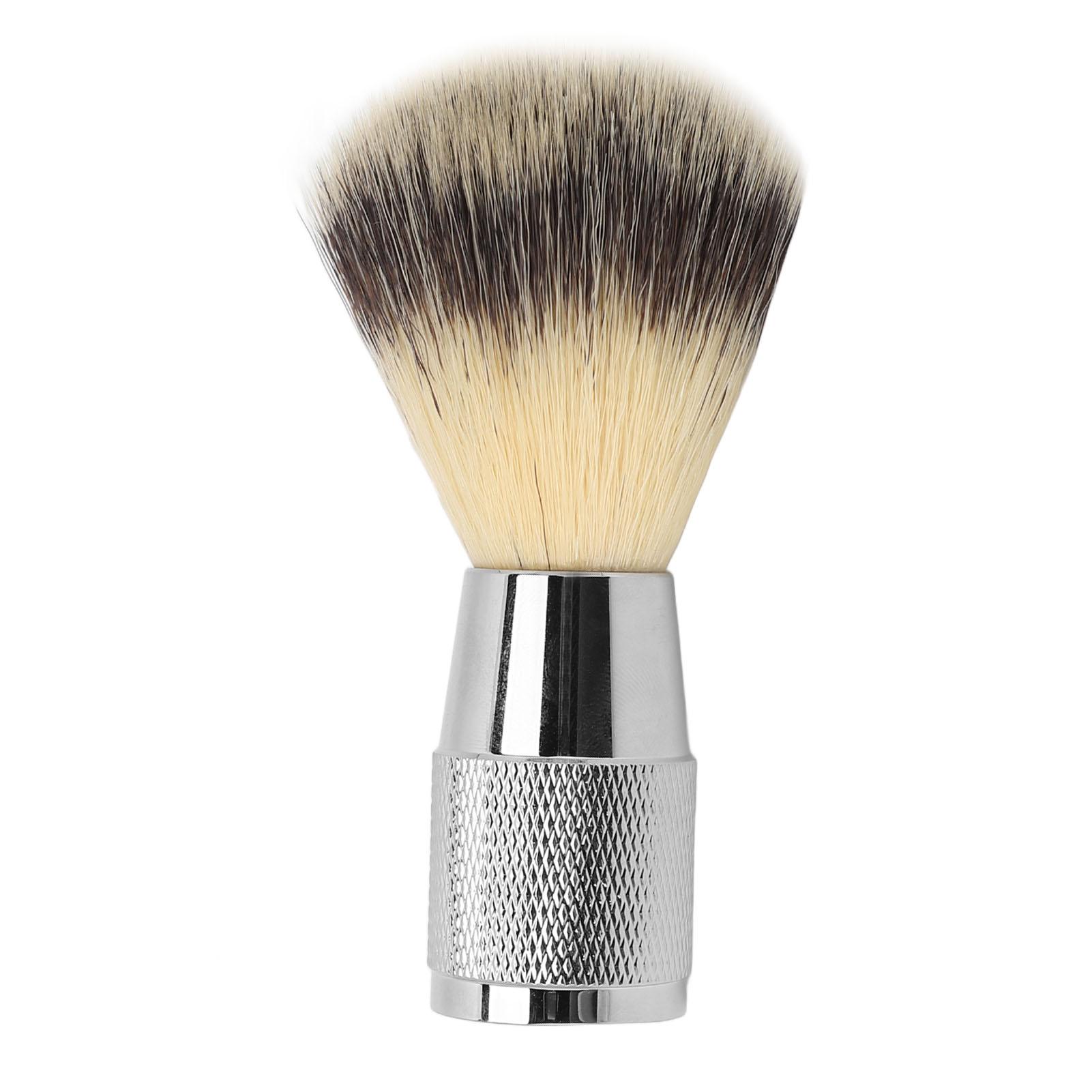 Shave Brush Synthetic Bristles Curved Handle Portable Foaming Men Shave ...