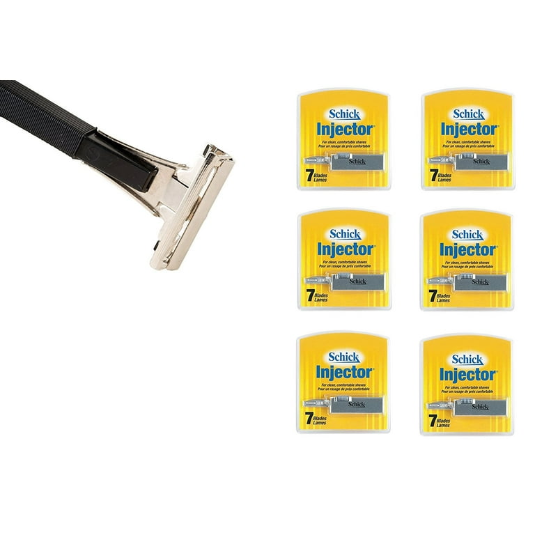 Shave Classic Single Edge Razor Handle with Schick Injector Refill