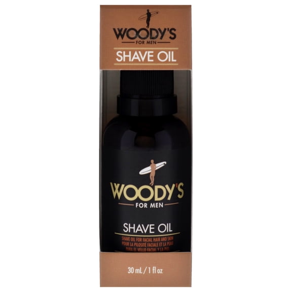 Shave Oil by Woodys for Men - 1 oz Oil