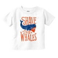 thumbnail image 1 of Shave The Whales Funny Hipster Pun Toddler Boy Girl T Shirt Infant Toddler Brisco Brands 12M, 1 of 6