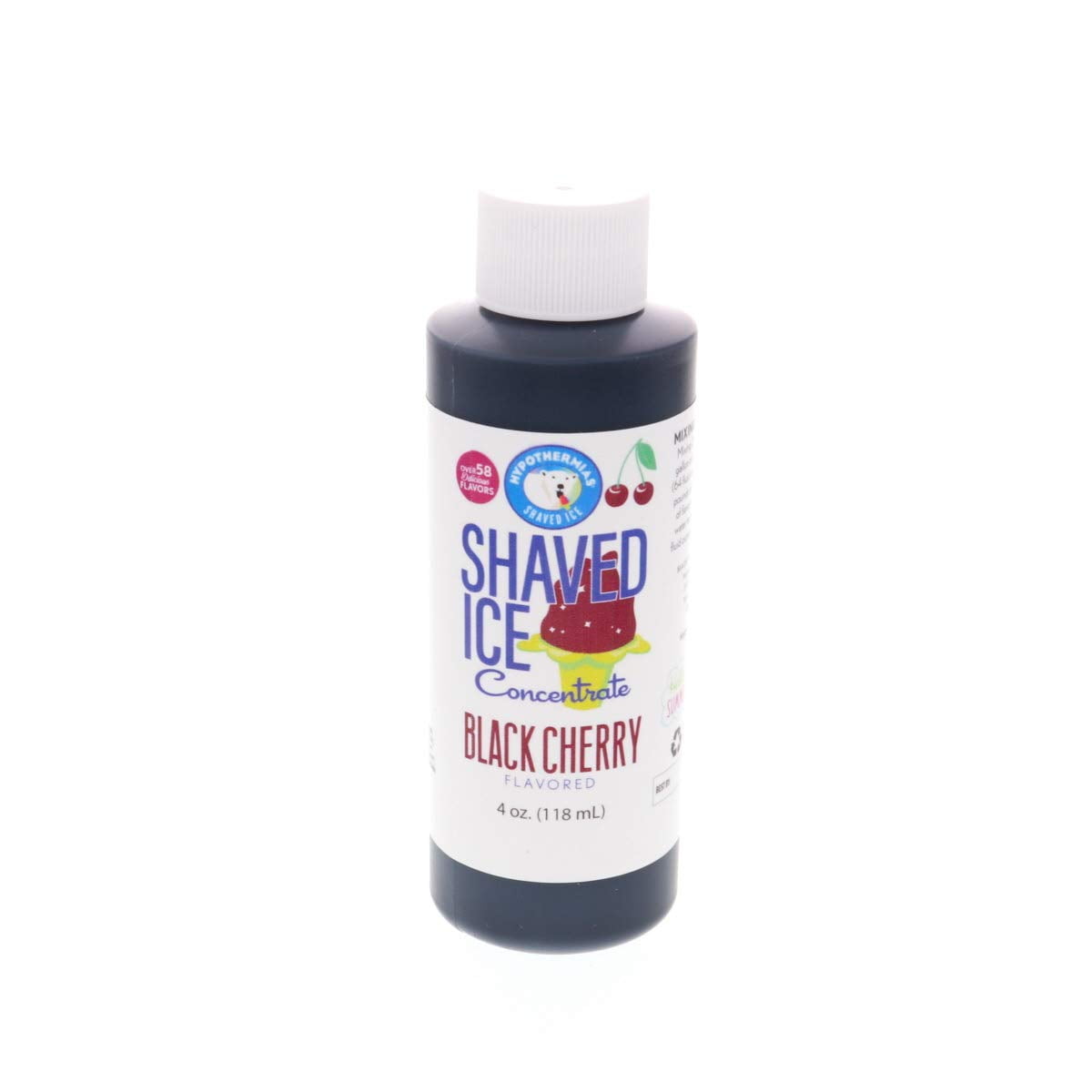 Shaved Ice And Snow Cone Syrup Unsweetened Flavor Concentrate 4 Fl
