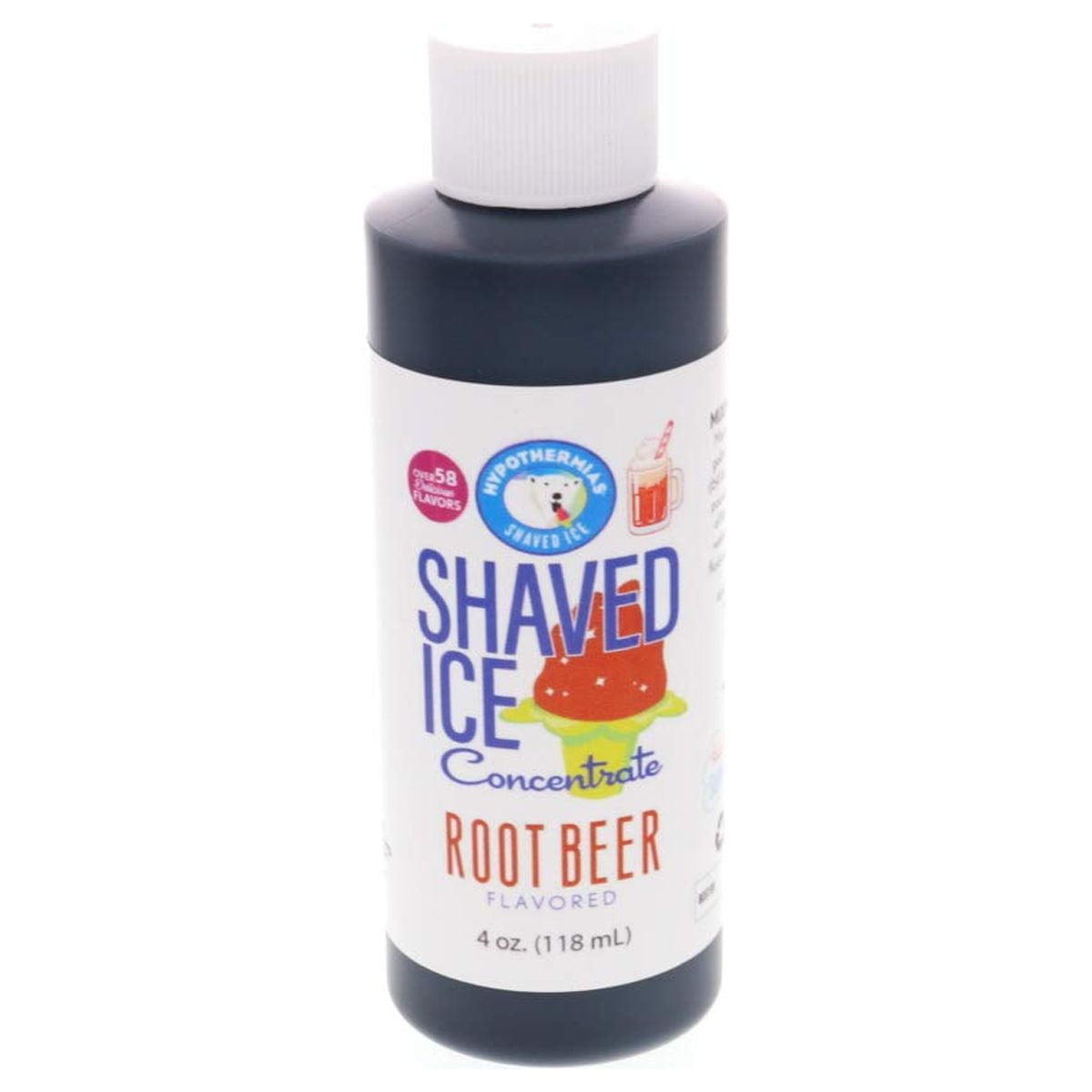 Shaved Ice And Snow Cone Syrup Unsweetened Flavor Concentrate 4 Fl Oz