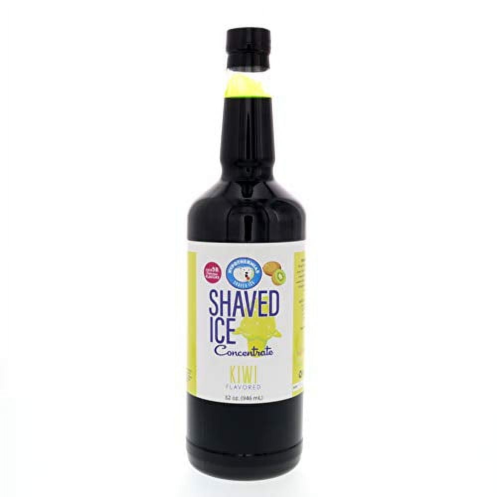 Shaved Ice And Snow Cone Unsweetened Flavor Concentrate Quart 32 Fl Oz Size Must Add Sugar And 