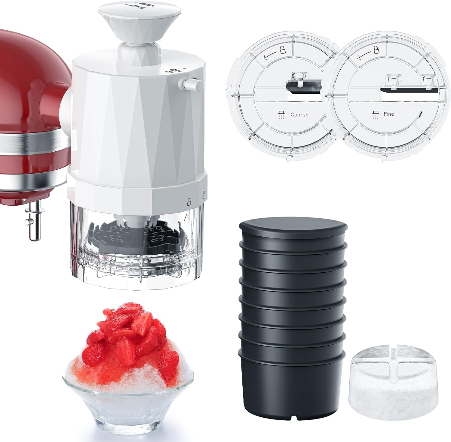 Shaved Ice Attachment for KitchenAid Stand Mixer, Shaved Ice Machine