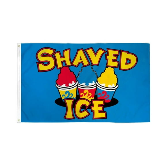 Shaved Ice Flag 3x5ft Poly