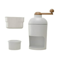 Shaved Ice Machine Snow Machine Crushed Ice Maker Portable Ice Crusher With Hand Crank Manual Snow Maker With Ice Tray Ice Shaver Machine For Snowcones Ice